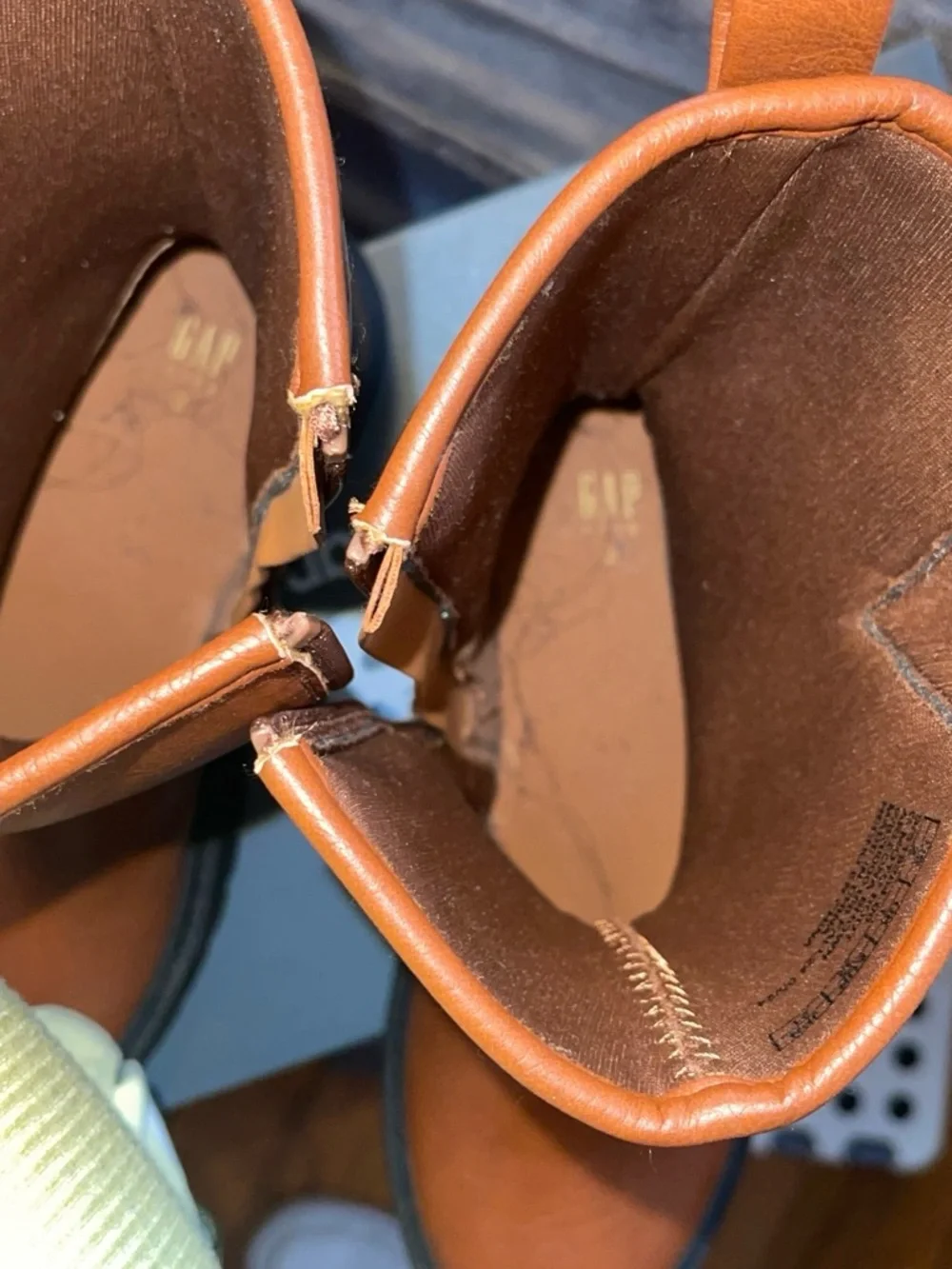 GAP Brown Girls' Mid-Calf Buckle Boots